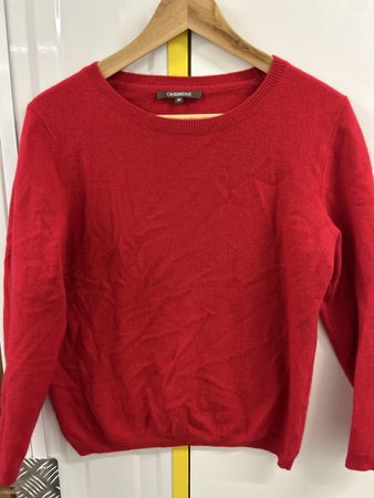 Kaschmir Pullover rot