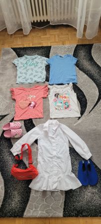 Lot de vêtements fille été 120/122 -