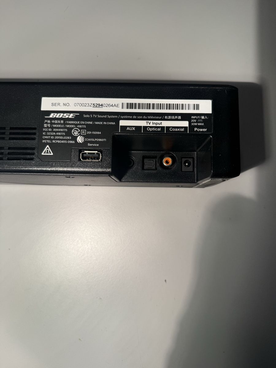 Bose Casse acustiche: BOSE Solo 5 TV Sound System – Nuovo (secondo la descrizione) da Biel-Benken BL venduto da Vonda 3