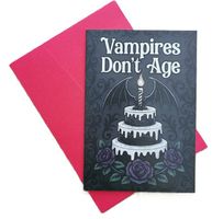 Geburtstagskarte Vampires,  mit Umschlag  (neu, OVP)