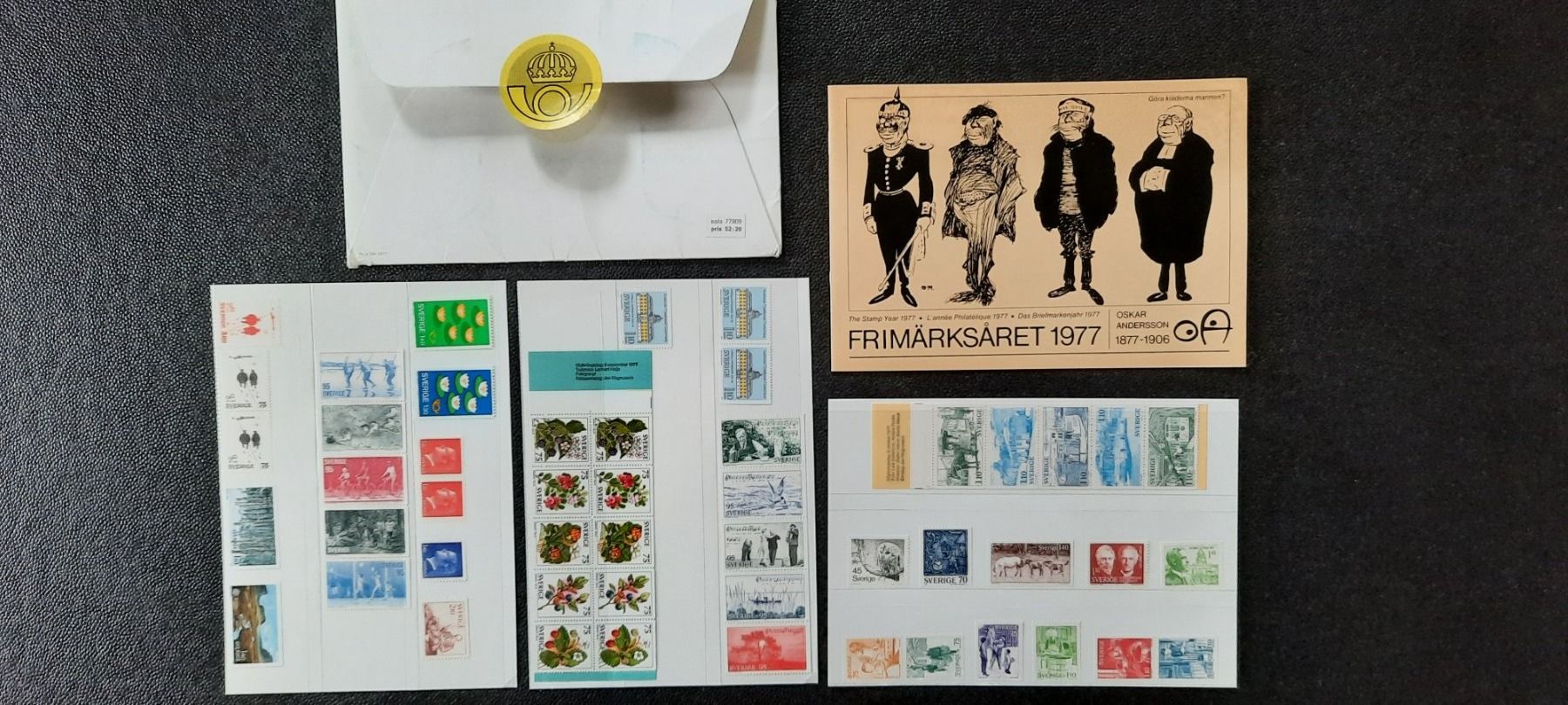 Alle Briefmarken: Svenska Frimärken 1977 – Gebraucht aus Alt St. Johann von tury38 1