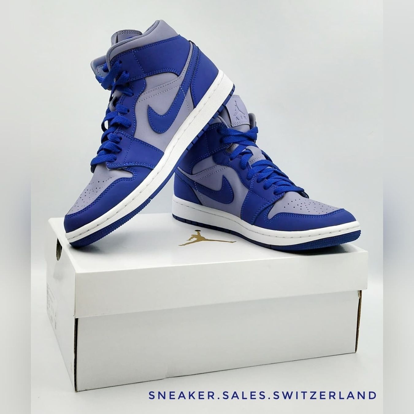 Jordan Scarpe da uomo: Jordan 1 Mid SE Iron Purple Deep Royal – Nuovo e nell'imballaggio originale da Widnau venduto da Snkrs.sales