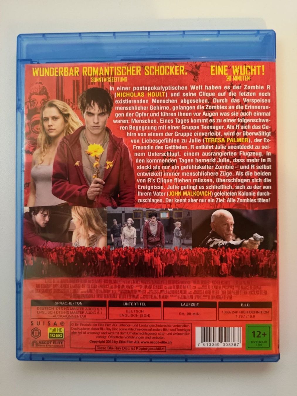 Tutti i DVDs: Warm Bodies - Zombies mit Herz – Usato da Liestal venduto da Kratzilla 2