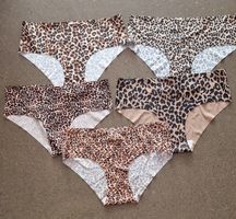 Damen Slips Leopardenmuster 5 Stück neuer Zustand