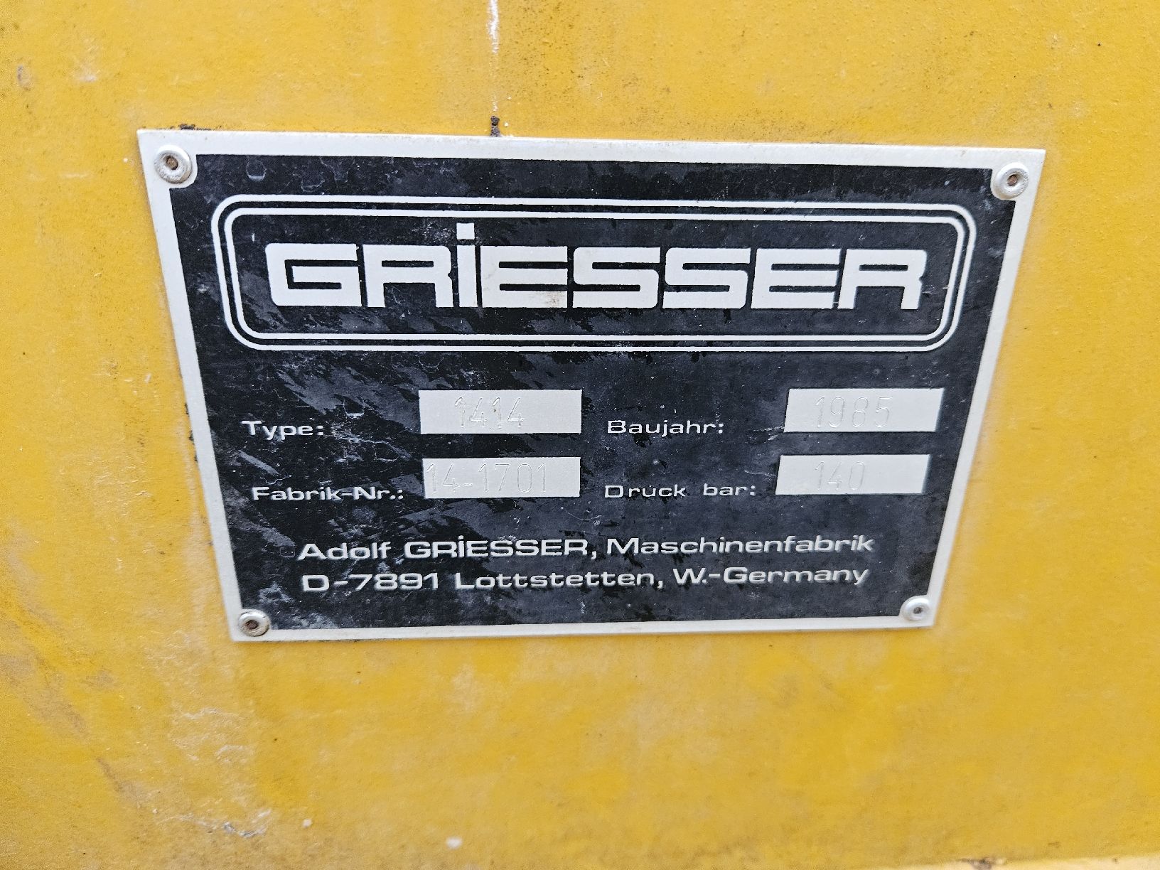 Gru: Mistkran Griesser – Usato da Zweisimmen venduto da susi3770 1
