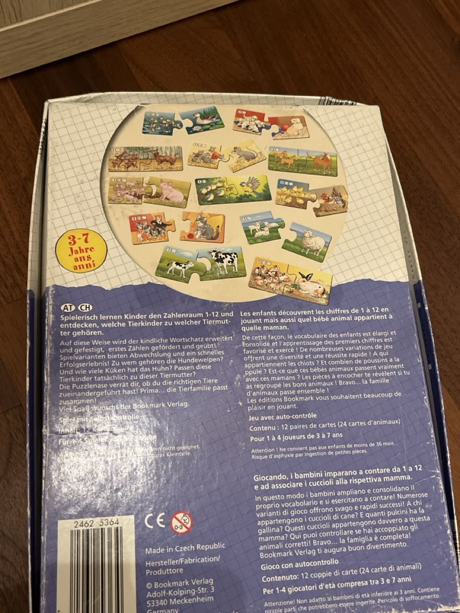 Puzzles: Erstes Zählen Tierpuzzle – Gebraucht aus Andelfingen von estark 2