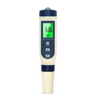 Pious PH Messgerät Wasser, PH/TDS/EC/Salzgehalt/Temp 5 in 1