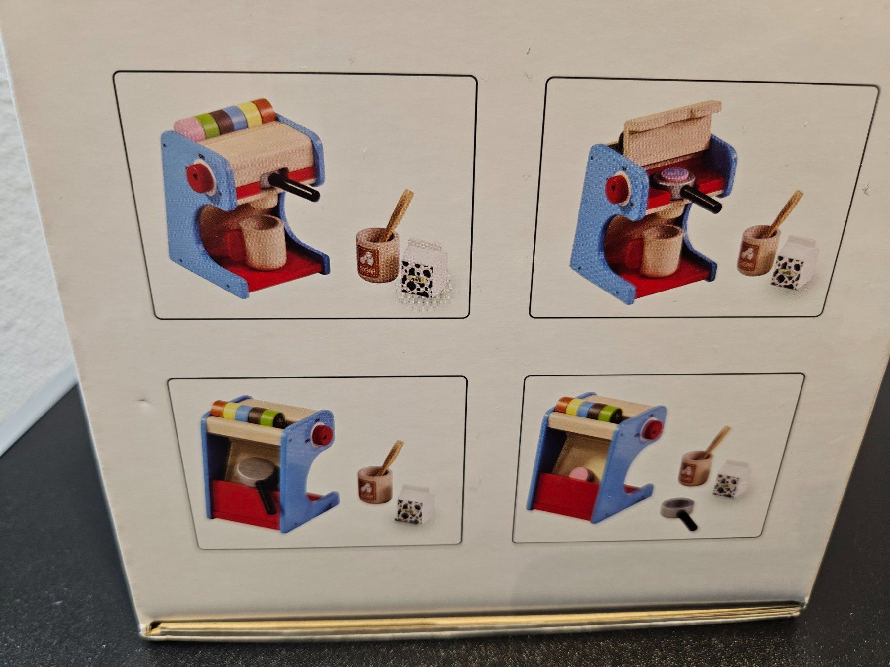 Jouets: Neu - spielba - Holz Kaffeemaschine – Neuf avec emballage d'origine à Dagmersellen par Jarsetz_Restposten 1