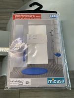 Duschvorhang Micasa weiss 240x180cm neu