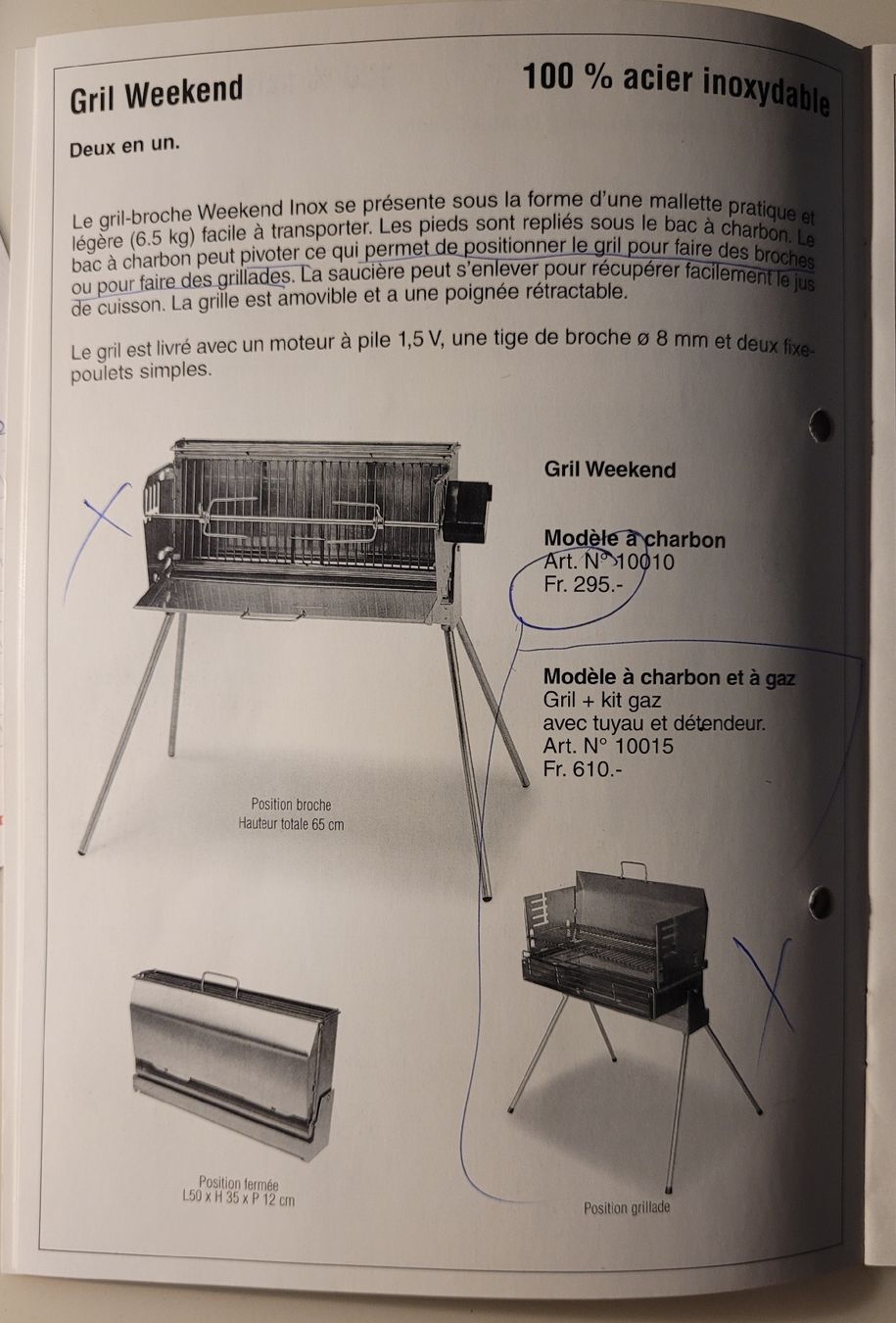 Grills: Gril Week-end Lüchinger, acier inoxydable  – Gebraucht aus Lutry von Telemaque60 3