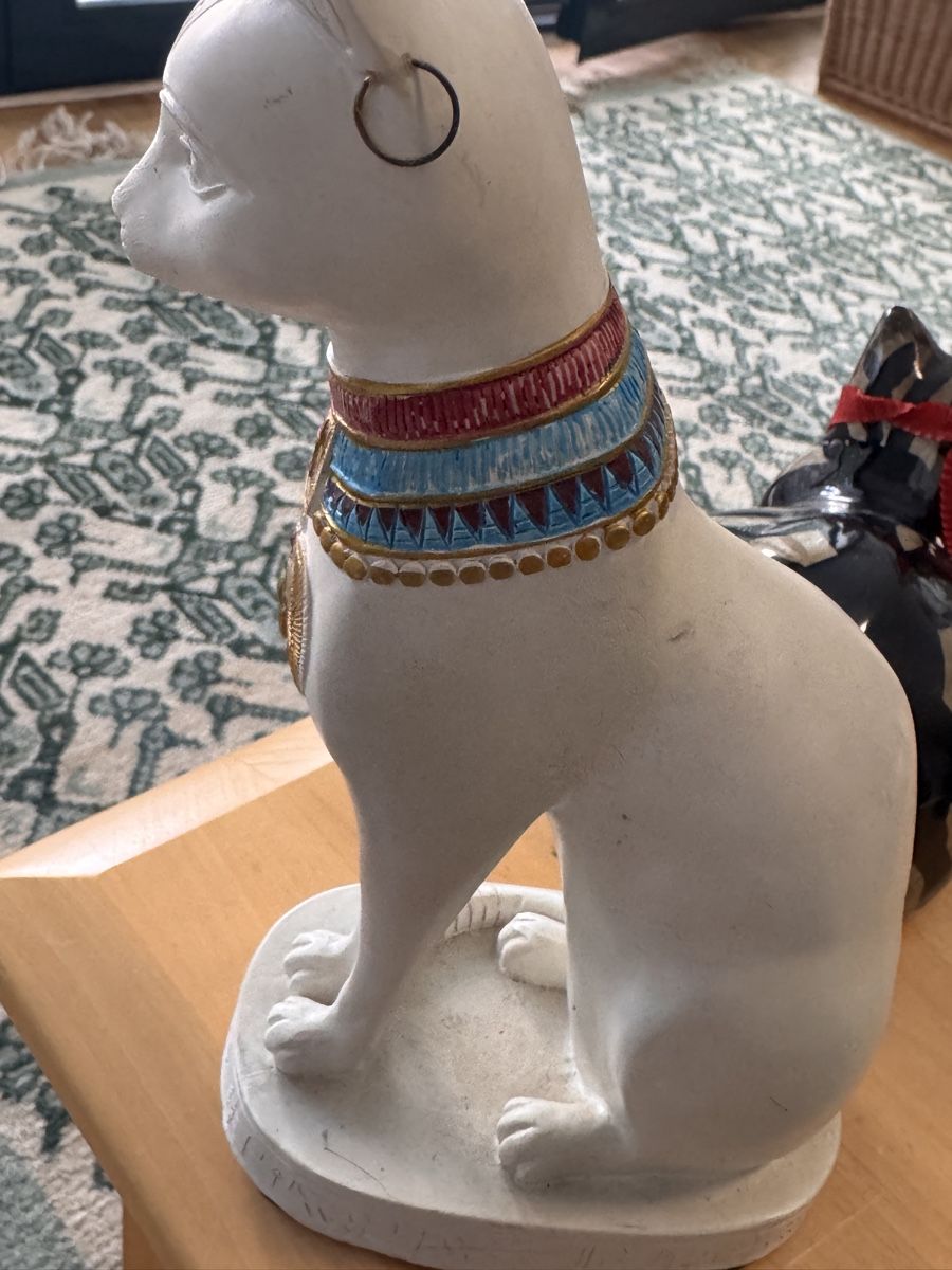 Statuette: Statuette Chat Égyptien Décorative - Pièce Unique! – Usato da Martigny venduto da Mrtygn1 1