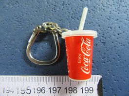 COCA-COLA BECHER 3D PVC SCHLÜSSELANHÄNGER