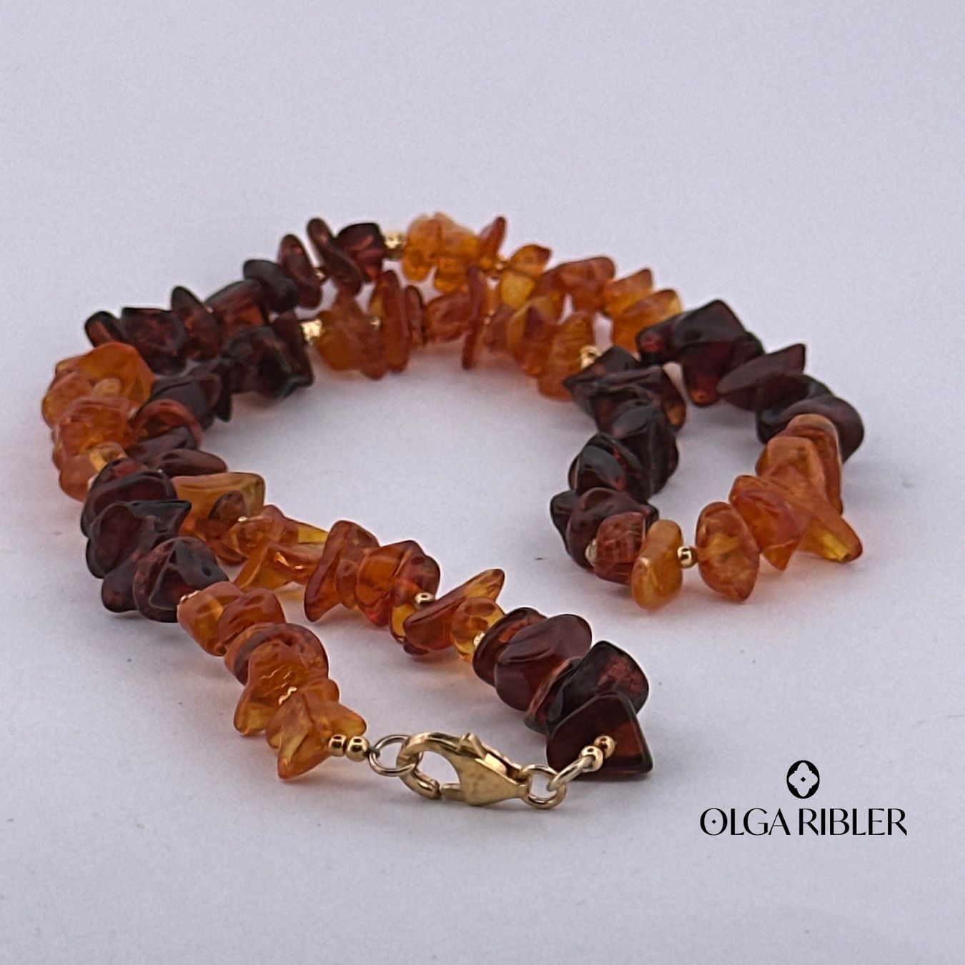 Olga Ribler Catenine: Bernstein Unikate Collier by Olga Ribler – Nuovo (secondo la descrizione) da Luzern venduto da Schmuckoutlet 5