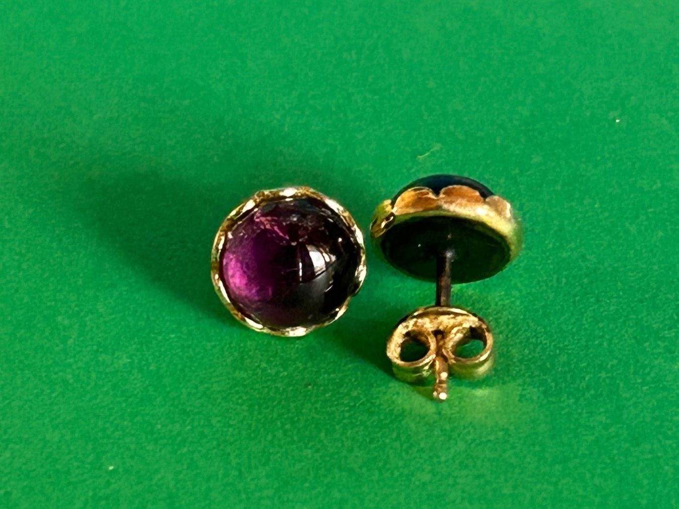 Orecchini pendenti & Orecchini a lobo: Ohrstecker Amethyst VIOLET Vintage – Usato da Dittingen venduto da Bijoubelle 4