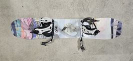 Snowboard Fireeee Trans FE 130 cm mit Bindung gebraucht