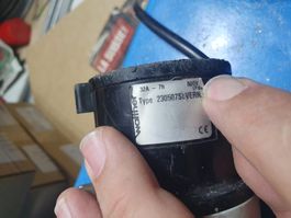 Stecker CEE 32A 5P 7H 500V Schwarz Walther Typ 230507SLVERN