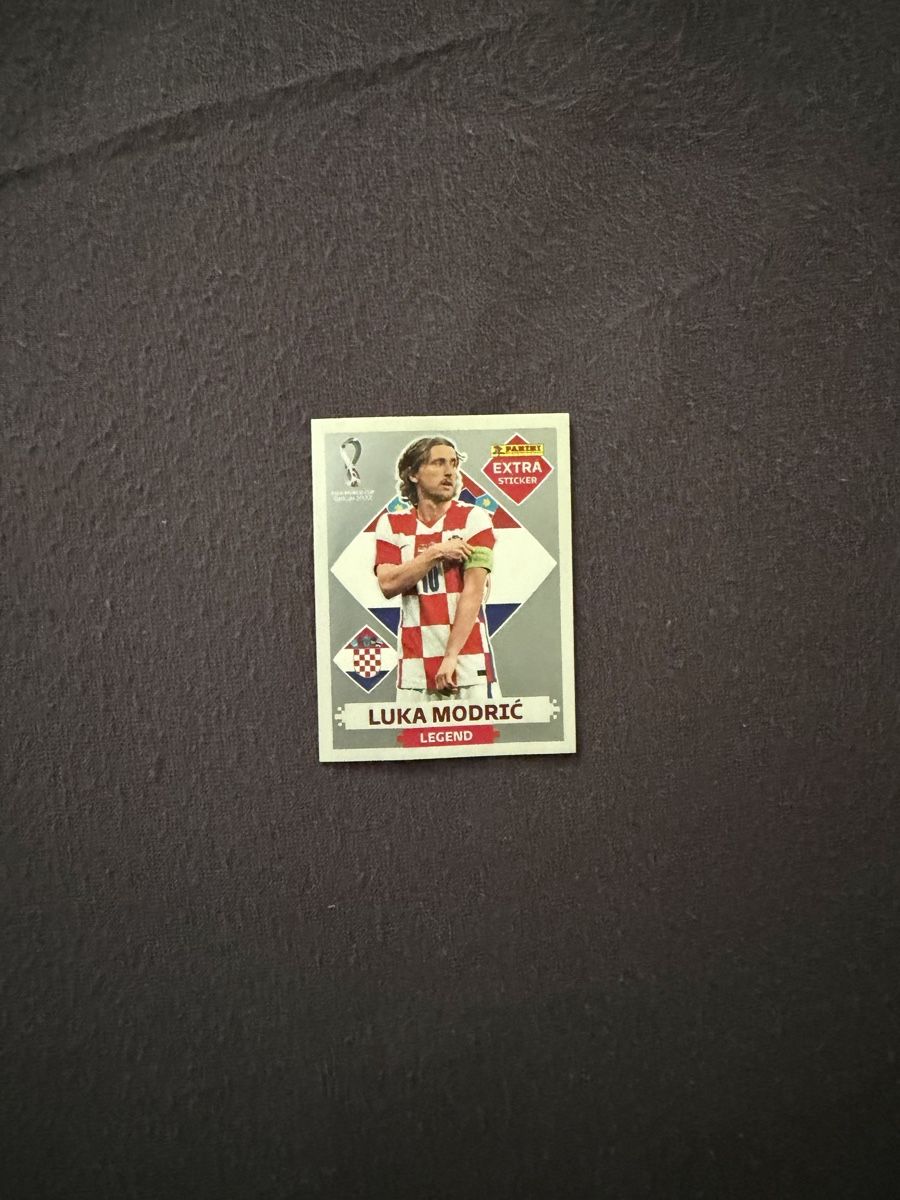 Aufkleber: World Cup Qatar 2022 Modric Extra Sticker Silber – Neu (gemäss Beschreibung) aus Brittnau von nicola.suter