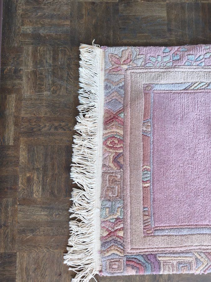 Tapis: N3 Orientteppich handgeknüpft hell Rosa 140x70cm – D'occasion à Toffen par Immo-Erben 4