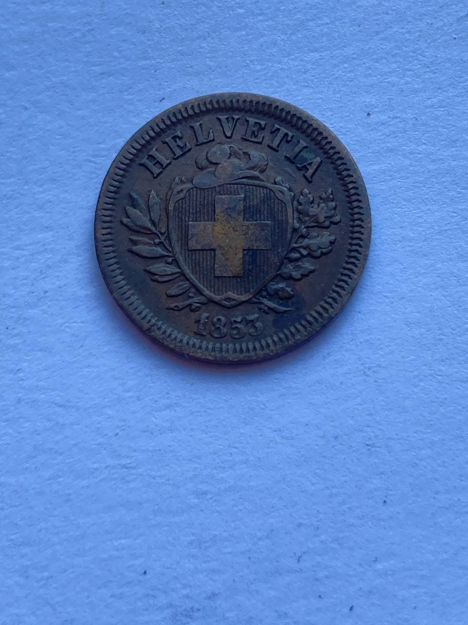 Alle Münzen: Schweiz 1 Rappen 1853 – Gebraucht aus Muralto von manueldisaba01