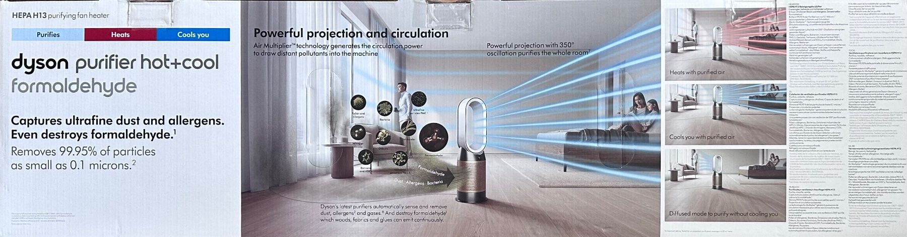 Dyson Ventilatori: Dyson Hot+Cool Formaldehyde HEPA H13 – Nuovo e nell'imballaggio originale da Meilen venduto da njo064 8