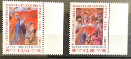 2004 Vatikan - 500 Geburtstag von Papst Pius V Satz **