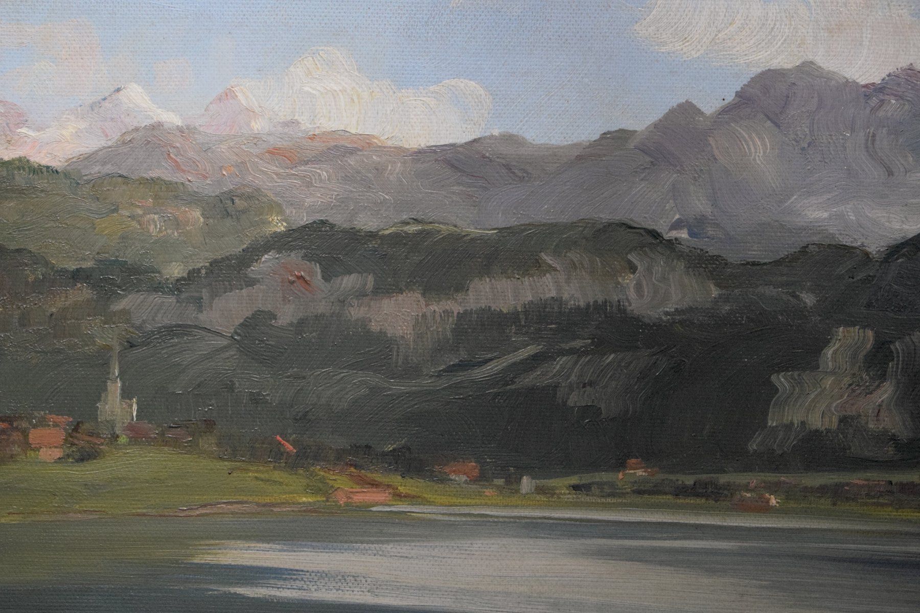 Dipinti: TOP Luigi Brignoli Thunersee Eiger Jungfrau Berner Oberland – Usato da Zürich venduto da Kunstvoll 3