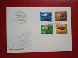 FDC 100 Jahre SBB 2002 mit Satz ET Stempel