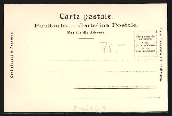 Cartes postales: Litho Lucerne, Ortspartie, Bahnhof – D'occasion à Berlin par bartko-reher 1