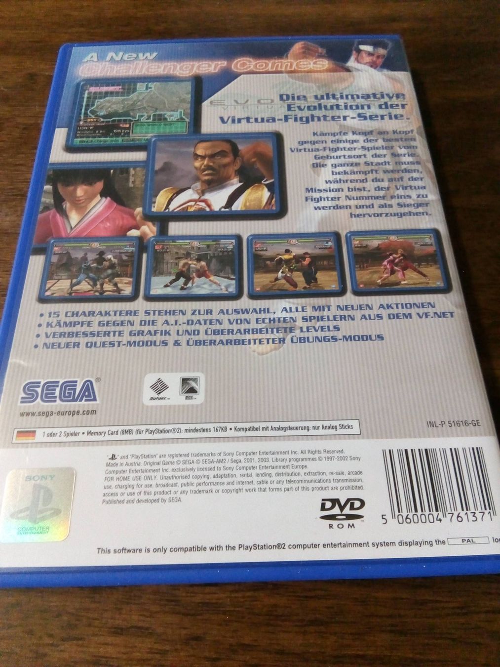 Sony Giochi: Virtua Fighter 4 Evolution PS2 – Usato da Pfungen venduto da Himbogame 1