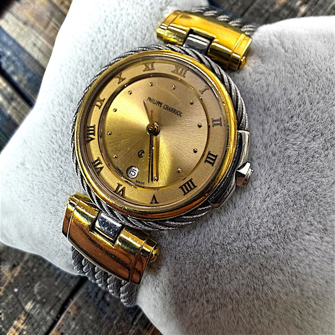 Orologi: Philippe Charriol Celtic SS/GP Quartz – Usato da Basel venduto da mkz_859r 1