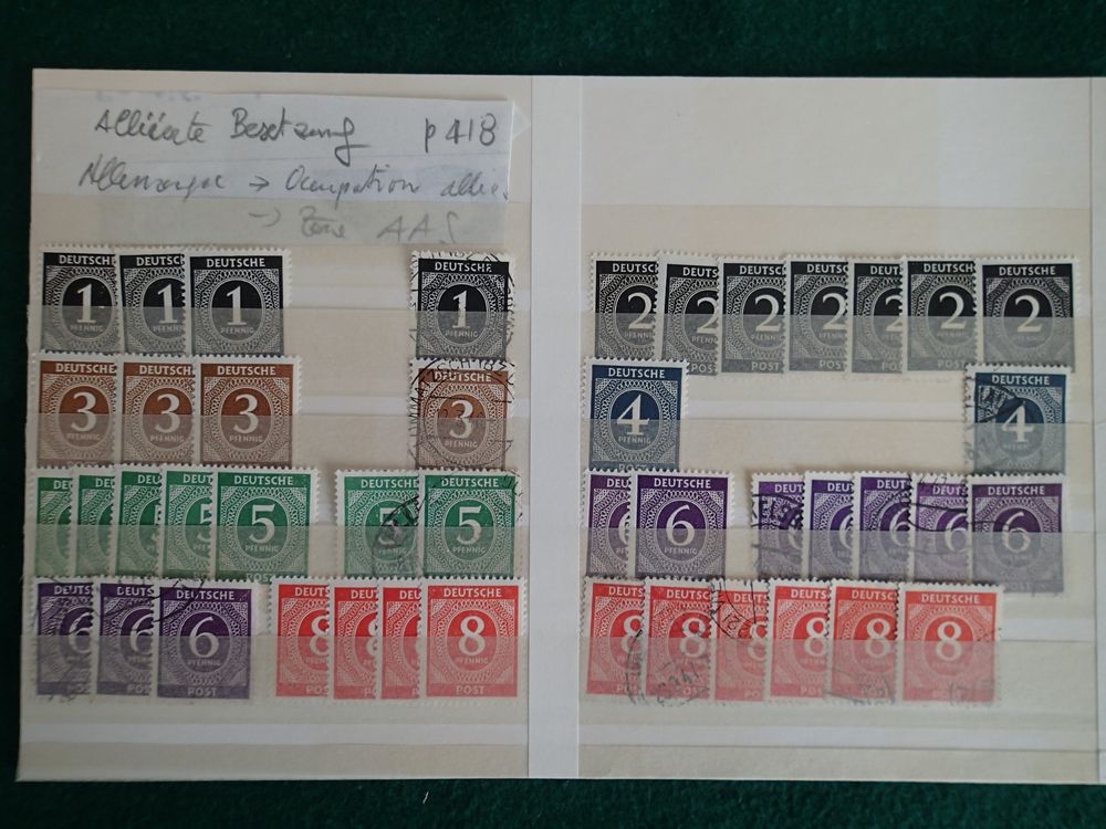 Allemagne - Zone AAS - 1946-1948 - collection 311 timbres 1