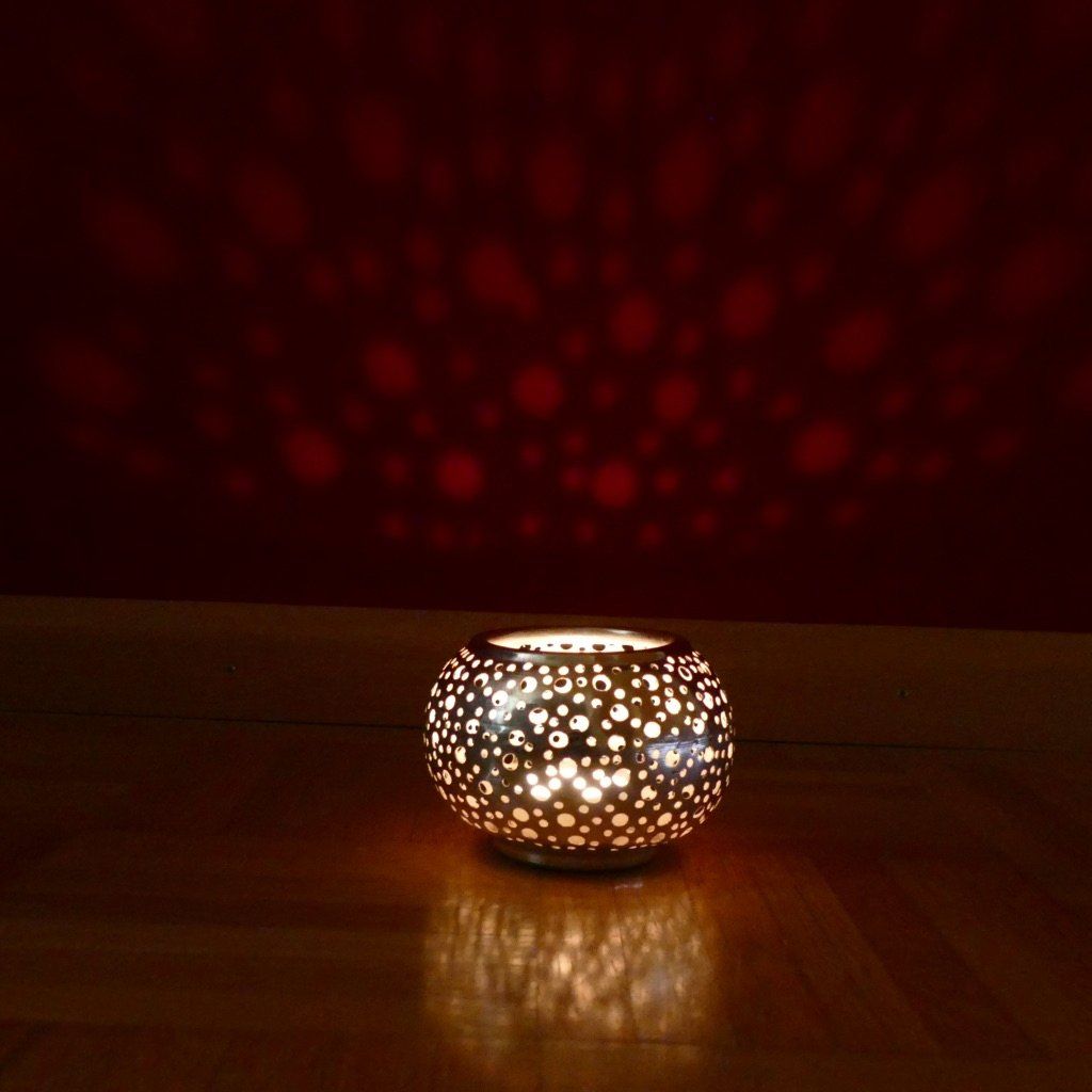 Tutte le decorazioni: Windlicht Kupfer messingfarbig, Handmade in Marokko – Nuovo (secondo la descrizione) da Therwil venduto da Tigersunne 4