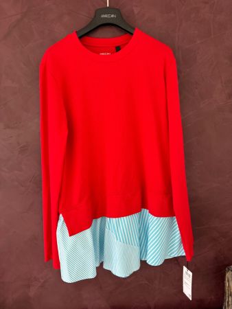 Marccain T-Shirt rot/blau 38 N3