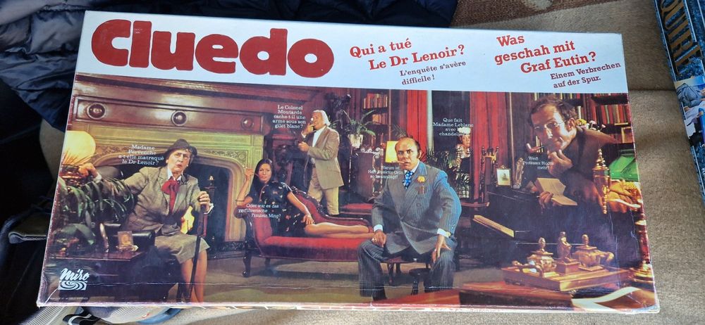 Jeu de societe cluedo 1974 miro