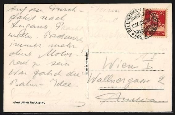 Cartes postales: AK Locarno, Barca in partenza – D'occasion à Berlin par bartko-reher 1
