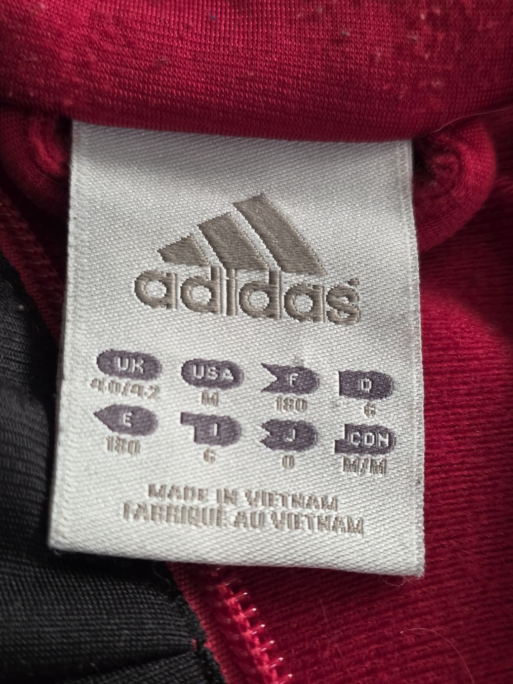 Giacche: Adidas Trainingsjacke rot/schwarz Grösse M  – Usato da Dorf venduto da Echo_Elements 6
