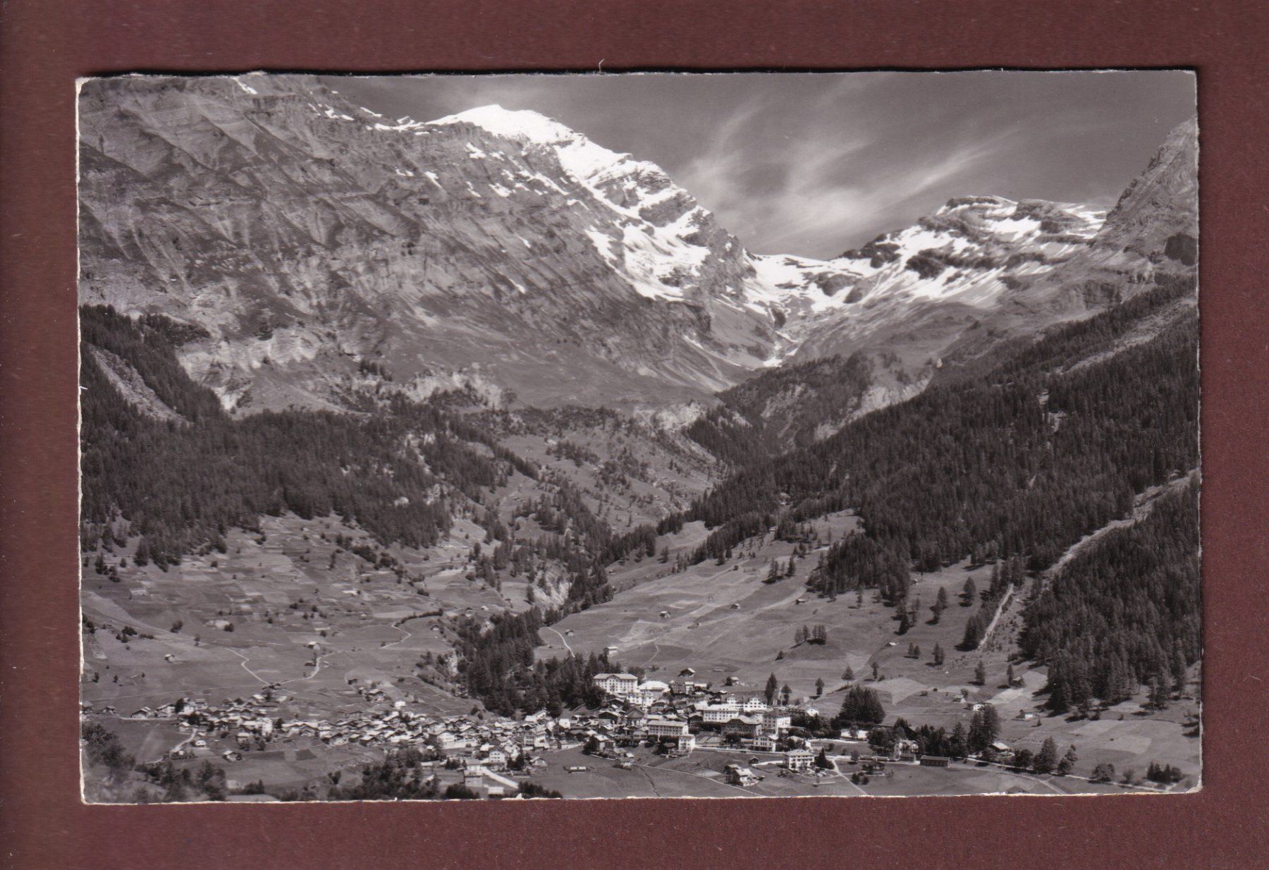 Ansichtskarten: LEUKERBAD - 1957 – Gebraucht aus Pully von nicecards-shop