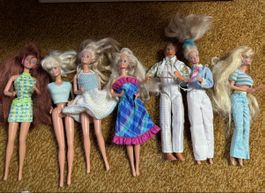 Barbie Puppen Sammlung mit Kleidung und Zubehör gebraucht