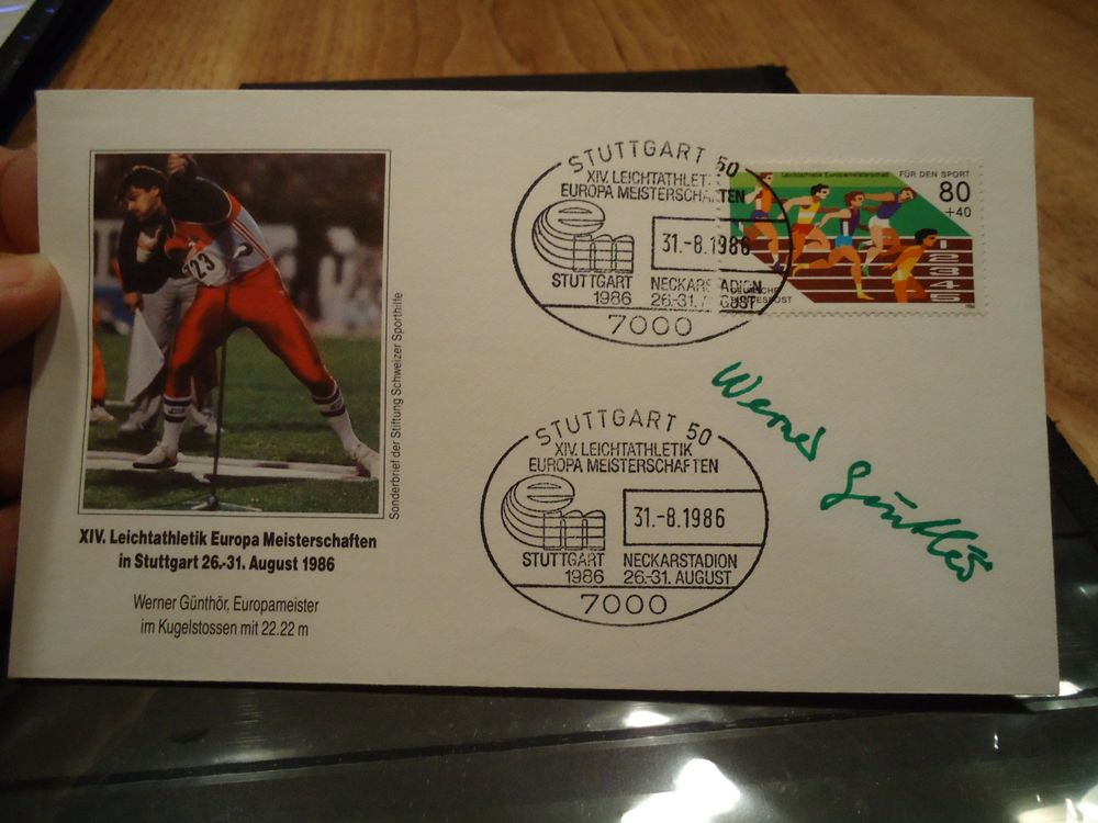 Leichtathletik Europa Meisterschaften in Stuttgard 1986 Kaufen auf