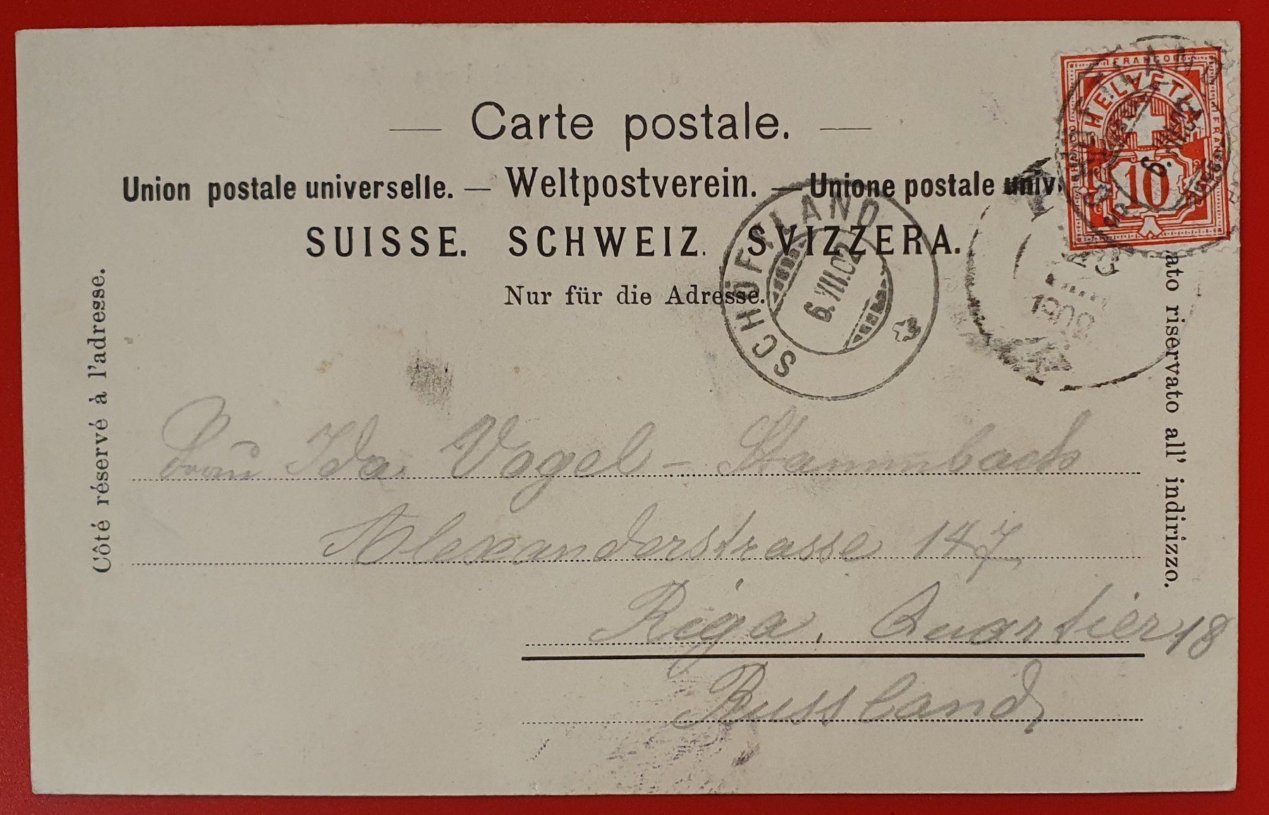 Ansichtskarten: Gruss aus Schöftland 1902 – Gebraucht aus Kreuzlingen von Rschweiz1 1