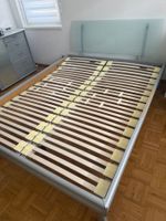 Bettgestell mit Glas-Kopfteil 160x200cm guter Zustand