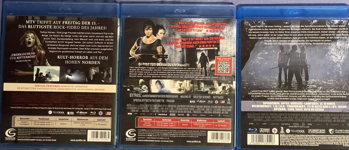 Tutti i DVDs: Cold Prey 1-3 – Usato da Waldenburg venduto da Gonzo8 1