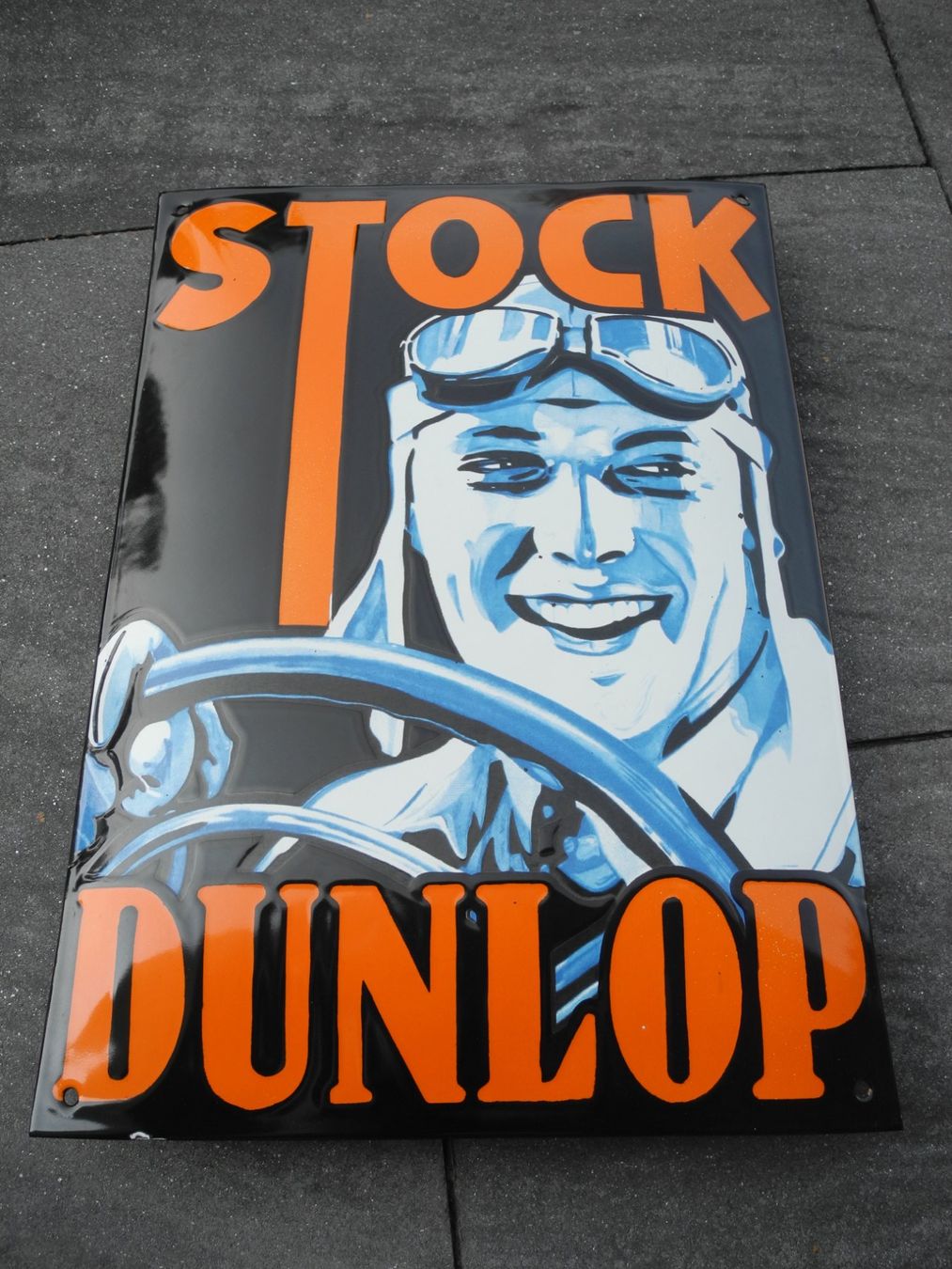 Dunlop Insegne: DUNLOP EMAILSCHILD – Nuovo (secondo la descrizione) da Reinach AG venduto da Huckleberrysix 1