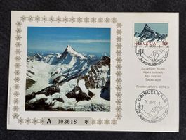 Carte postale Grindelwald Finsteraarhorn Alpes suisses 1966