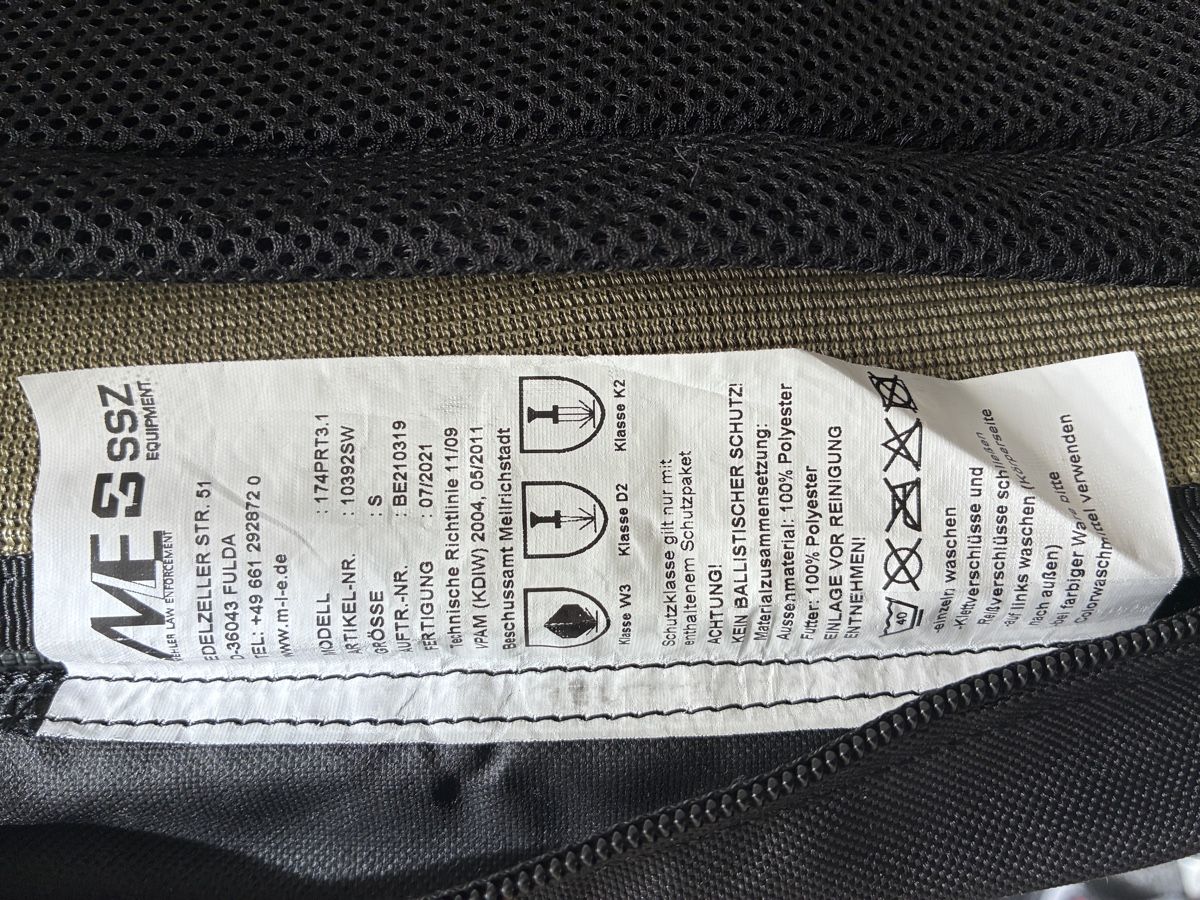 Protezioni & Imbottiture: Mehler Schlag- / Stichschutzweste – Usato da Münchwilen TG venduto da mirechsteiner 5