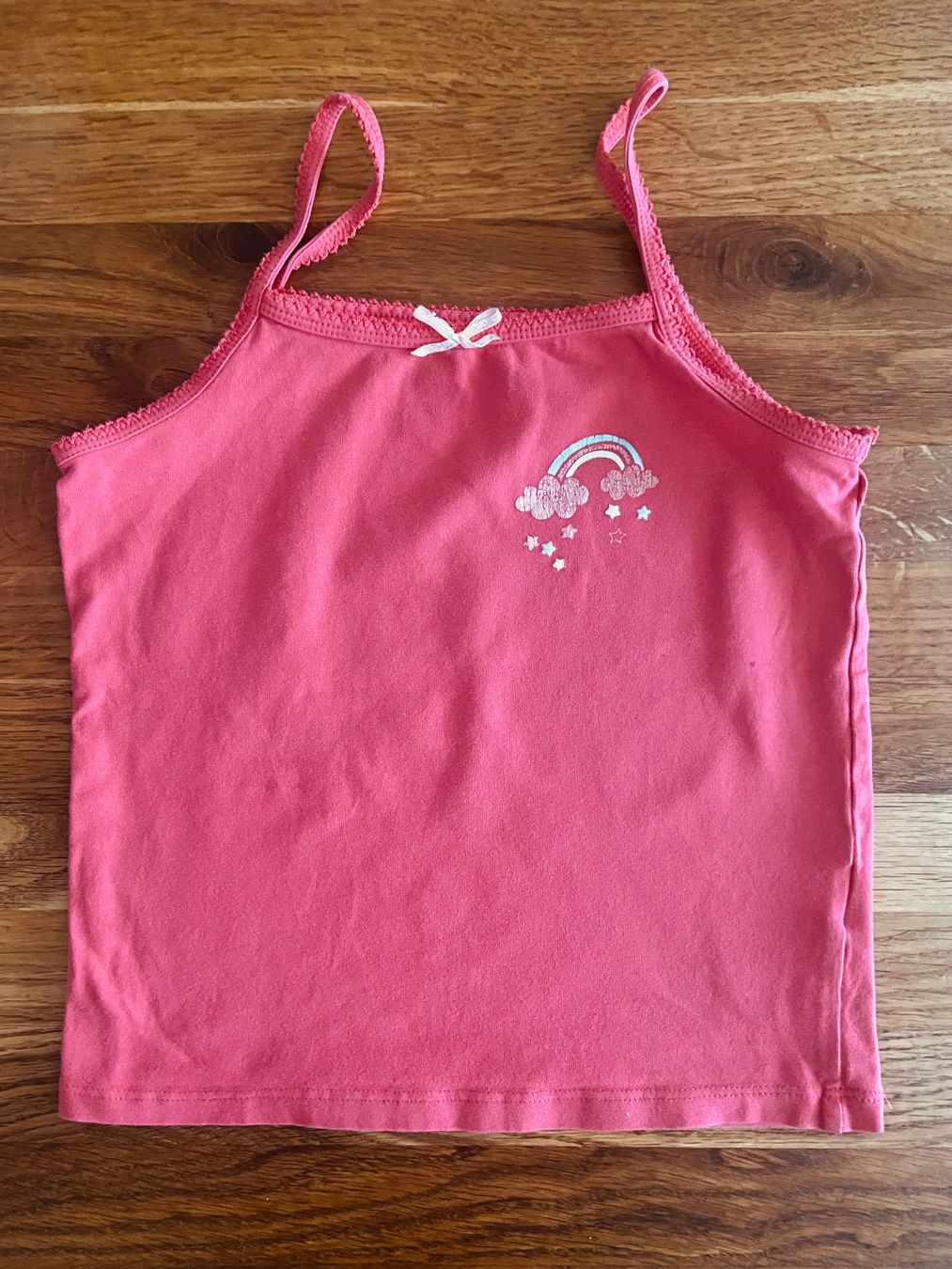Camicette, T-shirt & Top: Top REGENBOGEN von vertbaudet, 122/128cm, Baumwolle&Elast – Usato da Bassersdorf venduto da jgo_9mfk