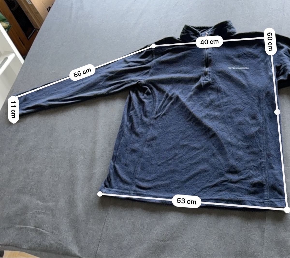 Columbia Jacken: 45. Pull-over polaire Columbia bleu, taille S  – Gebraucht aus Genève von Thelimitedshop. 9
