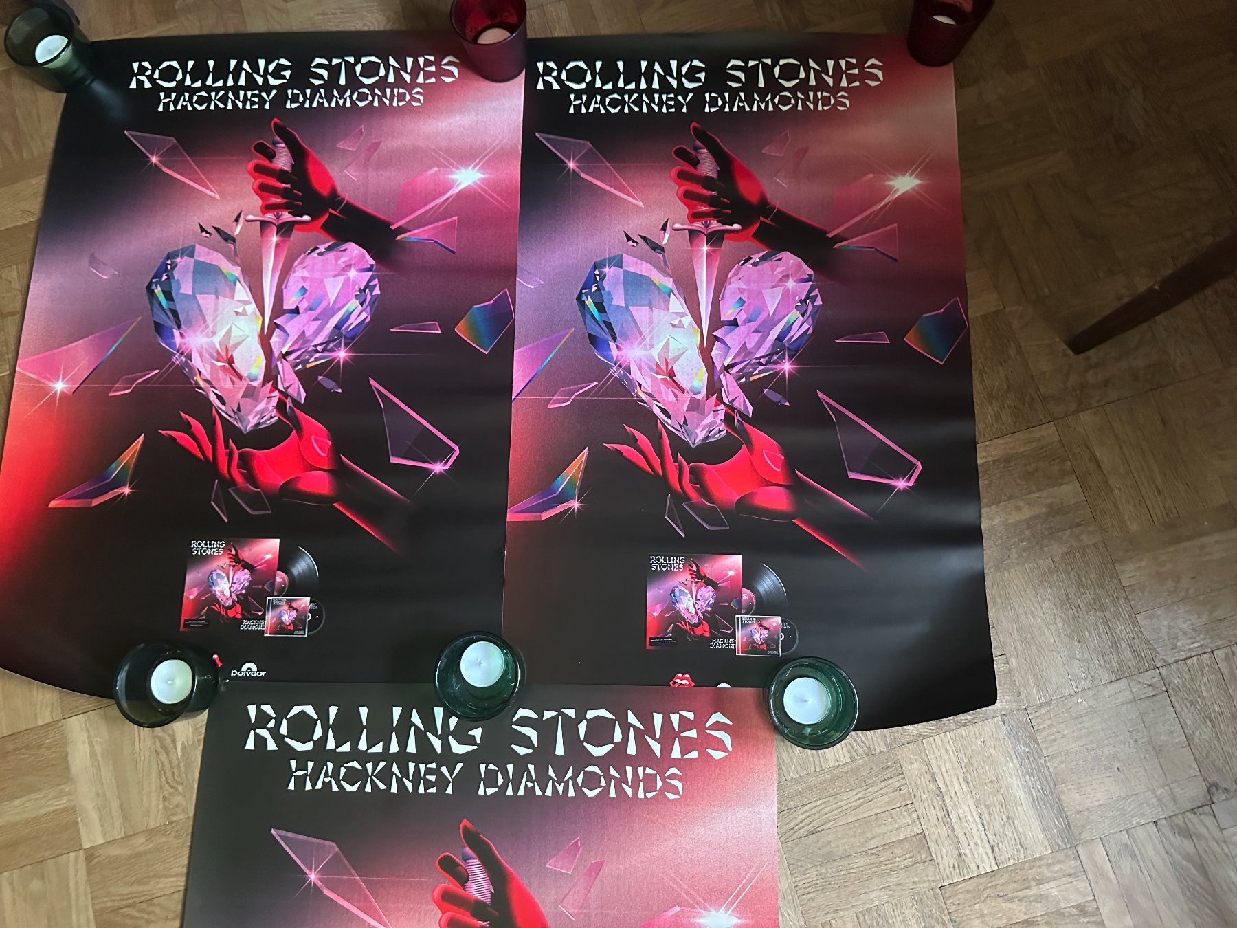 Posters & Illustrations: ROLLING STONES tolles Promo Poster Hackney Diamonds – D'occasion à Basel par Partridge 2