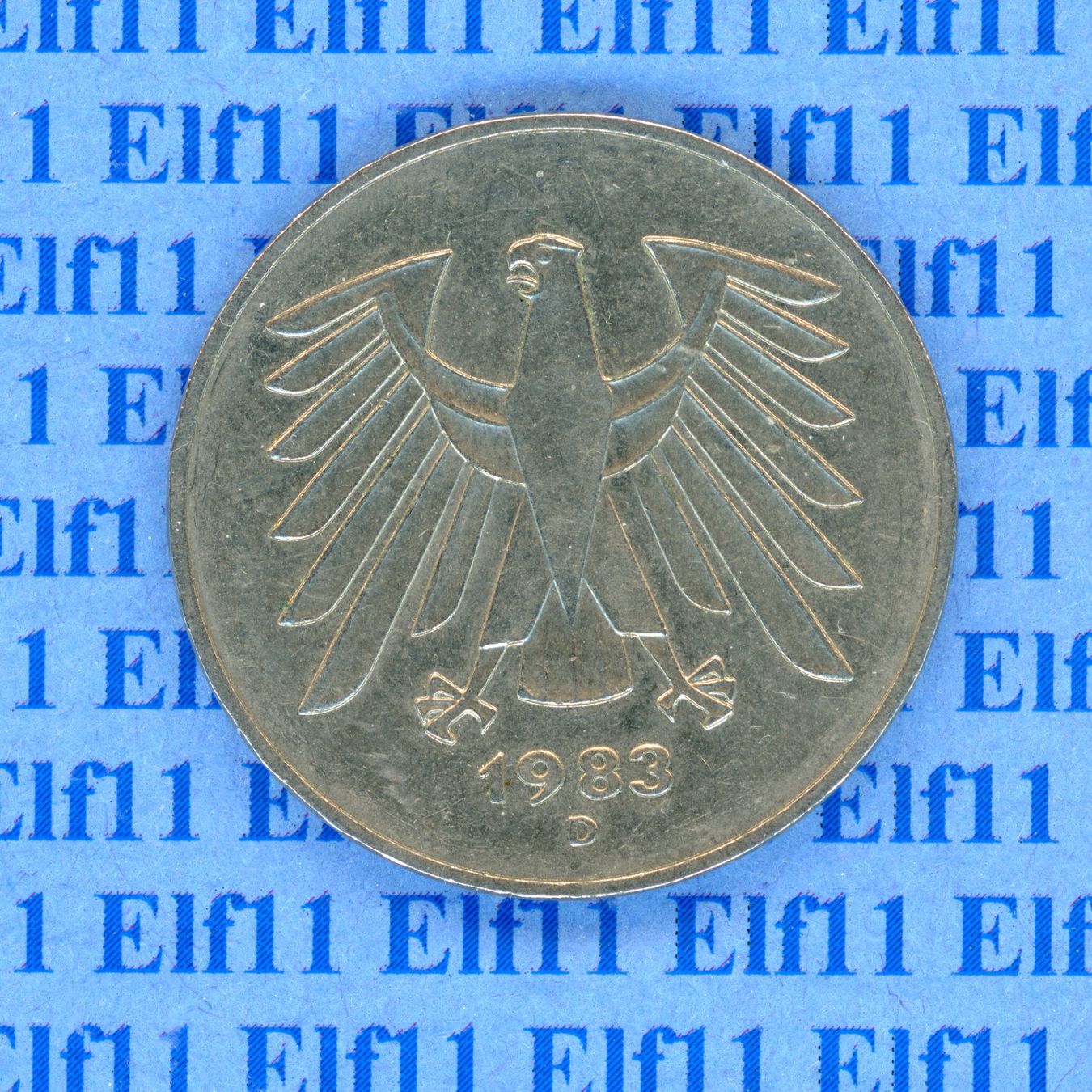 Tutti le monete: DEM___5.00 1983D -vz 5 Deutsche Mark – Usato da Widnau venduto da Elf11