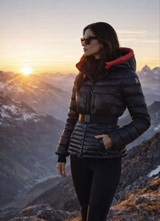 Moncler Grenoble „Lynn“ Damen-Daunenjacke Größe 0 (XS–S)